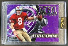 2024 Wild Card QB1 Steve Young Purple Rainbow Purple #5/15 49ers