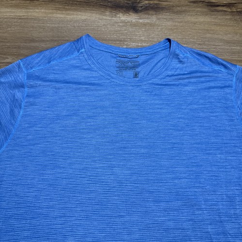 Patagonia Capilene Cool Lightweight Shirt Mens XL Blue Short Sleeve - Picture 3 of 11