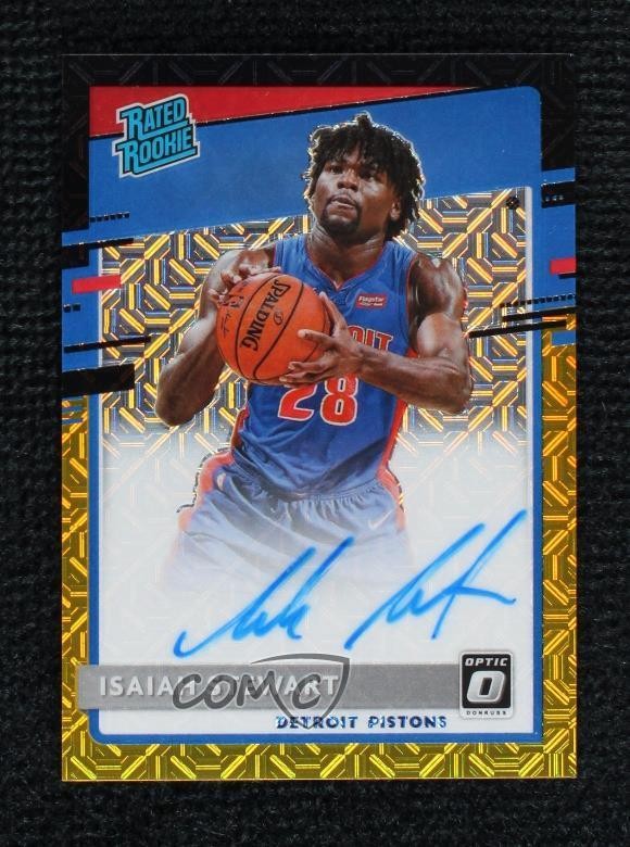 2020-21 Panini Donruss Optic Rated 1/8 Isaiah Stewart #166 Rookie Auto RC 1uw6