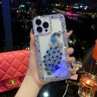 NEW Glitter Handmade Diamonds Crystals Girly Phone Cover For Samsung Galaxy Case