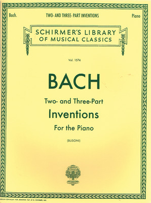 Bach Two and Three Part Inventions for the Piano (HL50260210)