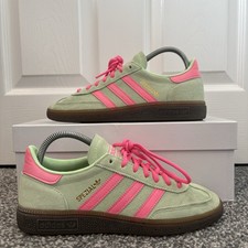 “Semi Green Spark & Lucid Pink” Adidas Originals Handball Spezial Trainers