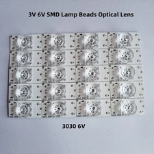 3030 3V 6V LED SMD Lamp Beads Light Emitting Diode with Square Optical Lens