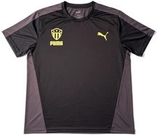 MEN'S ACTIVEWEAR SHIRT: Puma Black Gold Athletic Training  Fit Dry Gym LARGE L
