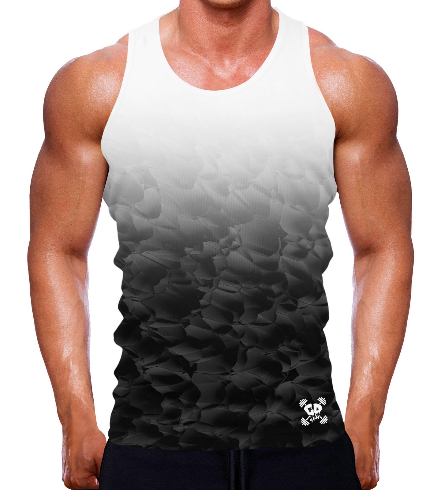 Krypton Fade Tank Vest Gym Men Bodybuilding Clothing Workout Top Training Man