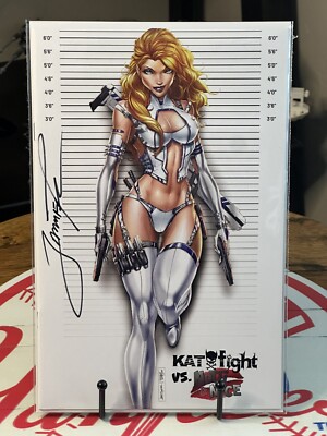 Katfight vs. N&N #1 Jamie Tyndall Nice White Variant Signed COA
