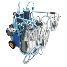PreAsion 50L Electric Milking Machine 110V Milking Equipment Bucket Milker 20-24