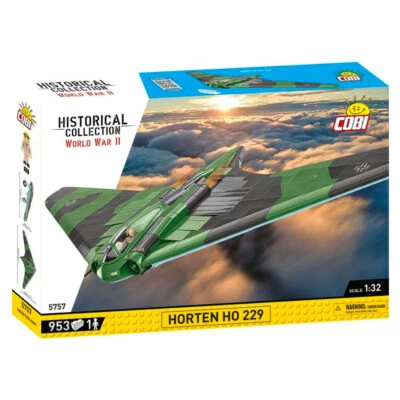 COBI 5757 HC WWII Horten HO 229 1:32 Plane Brick Model ~941pcs