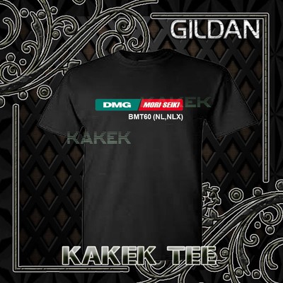 New Shirt DMG Mori BMT Tool Holders Logo Men's Black T-Shirt Funny Size S to 5XL