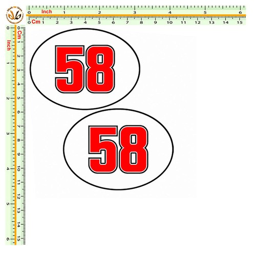 Adesivi Ufficiali Marco Simoncelli - Sic58-U, Multicolore, In PVC - Foto 13