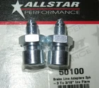 AllStar Steel Brake Line Adapter -3 AN To 3/16" Inverted Flare 2pk ALL50100