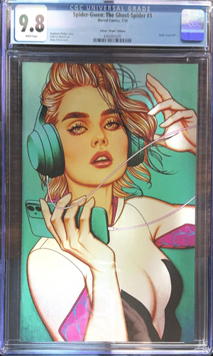 Spider-Gwen: The Ghost Spider #1 - Jenny Frison 1:100 Virgin Variant - CGC 9.8