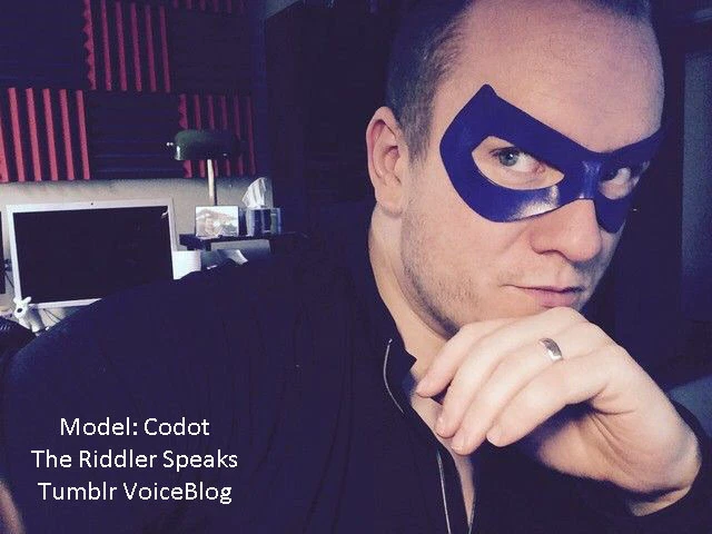 Riddler Purple Costume Leather Eye Mask - MOST Authentic - FREE Bonus! - Image 4 of 4