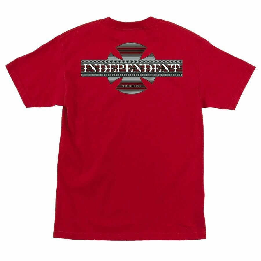 Independent Trucks BOARDER POCKET Skateboard T Shirt RED | eBay