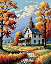 Beautiful Vermont Farm House  Art Print | Limited Edition Signed Artwork