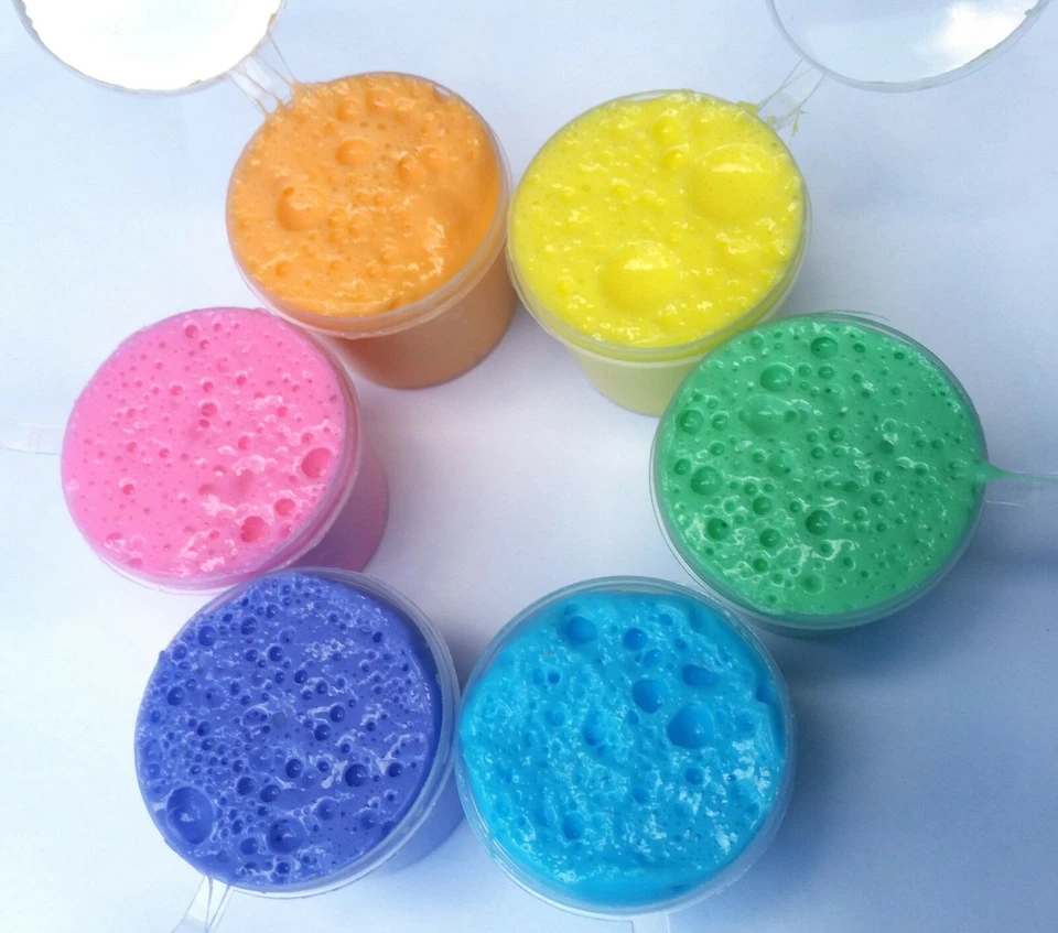 Glossy slime Lot Slime 6 Pack 12 oz gift Moisturizing fluffy slime bundle asmr - Image 3 of 4
