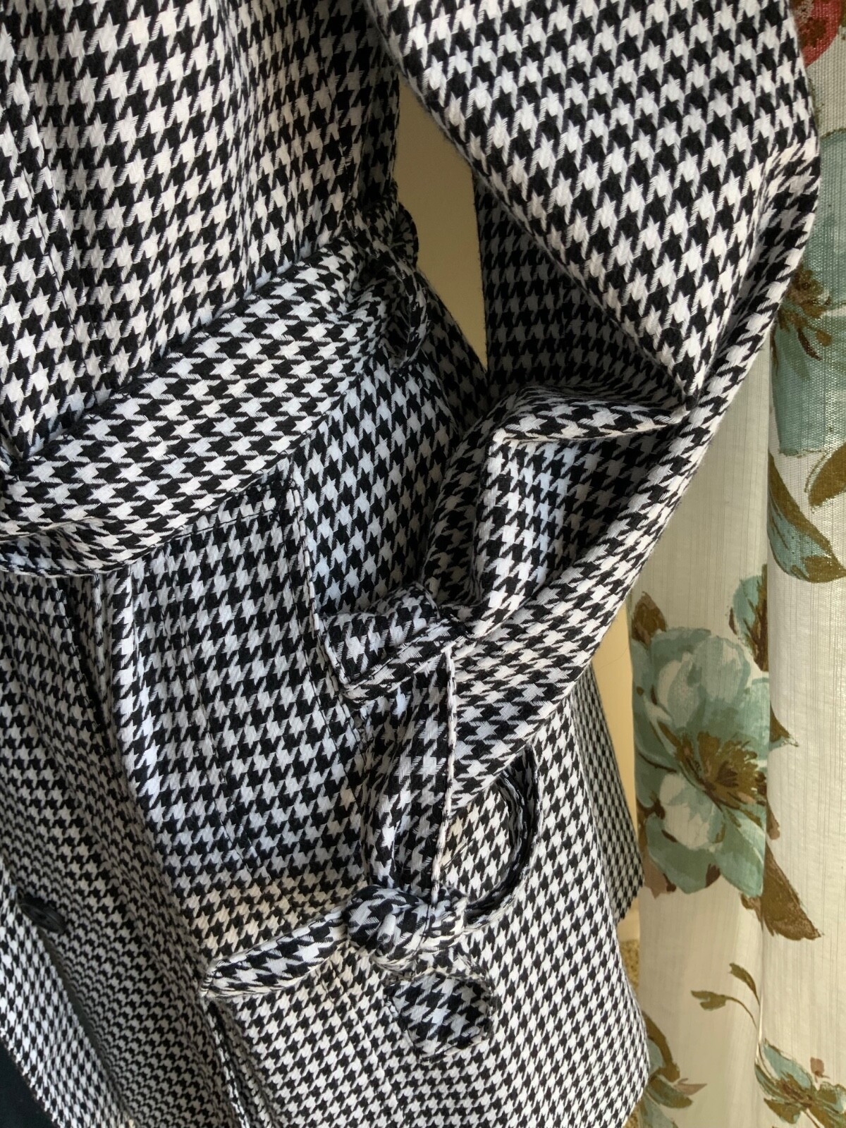 BCBGeneration Houndstooth Woman’s Raincoat Jacket… - image 2