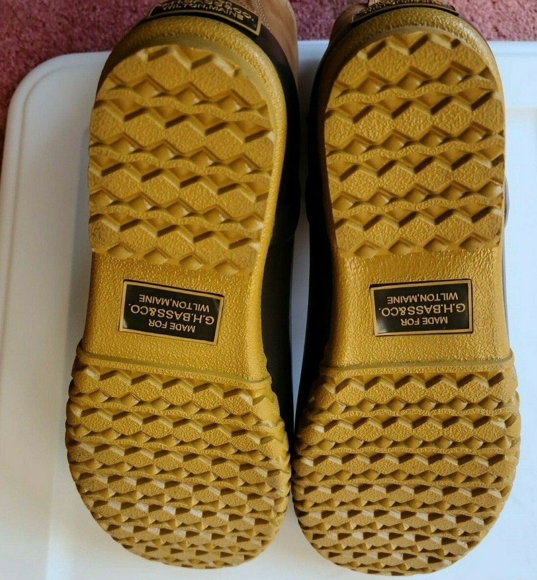 MEN'S NEW BASS WATERPROOF LEATHER UPPER BOOTS SIZE 8M eBay