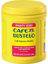 Cafe Bustelo Espresso Dark Roast Ground Coffee - 36oz