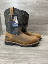 Thorogood American Heritage 804-4330 Waterproof Square Safety Toe Wellington USA