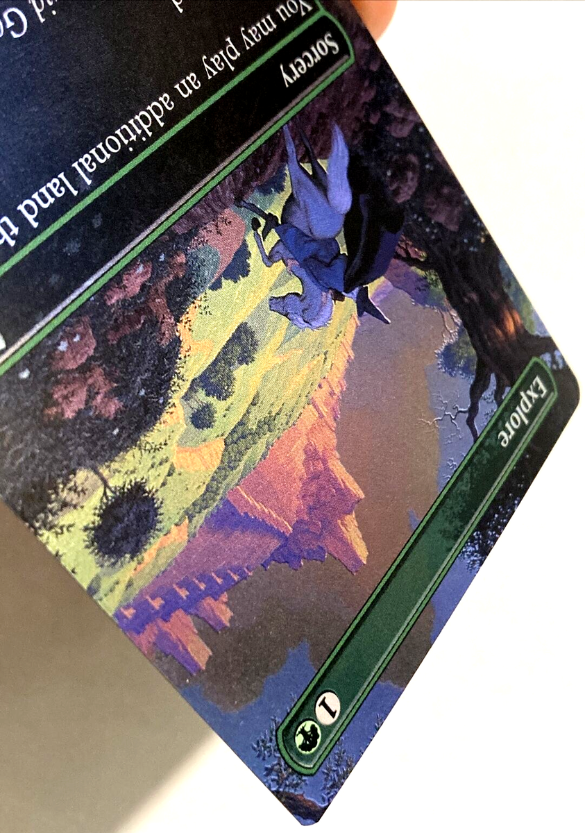 MTG Explore *BORDERLESS FOIL* Lord of the Rings Commander