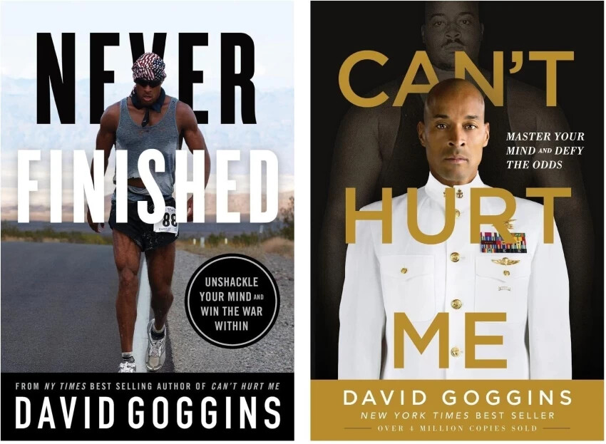 Can't Hurt Me Never Finished By David Goggins Book Combo