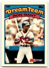 1989 TOPPS KMART DREAM TEAM RON GANT ATLANTA BRAVES #2