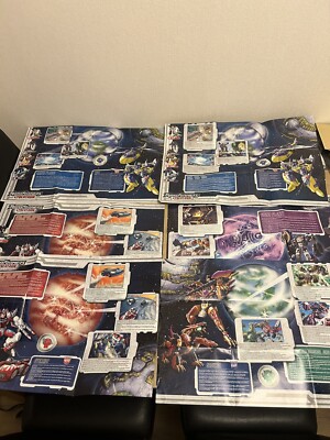 Transformers Cybertron Earth Jungle Speed Giant Planet Complete Catalog Map Set
