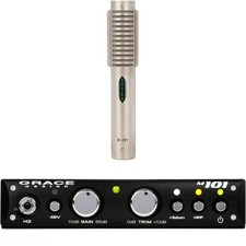 Royer R-121 Studio Ribbon Microphone And Grace Design M101 Microphone Preamp