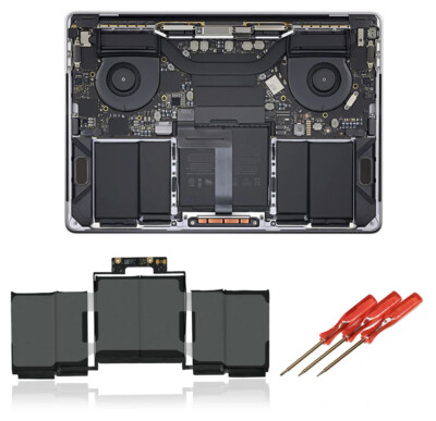 TRADEBIT Akku Ersatz für Apple Macbook Pro 13 A1989 A1964  5086 mAh