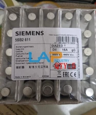 QTY:5 New Fuse 5SB2611 working current: 16A, gG, DII, 500Vac, cable protection