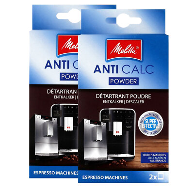 Melitta Entkalkerpulver Anti Calc für Kaffeevollautomaten (4 x 40g Beutel)