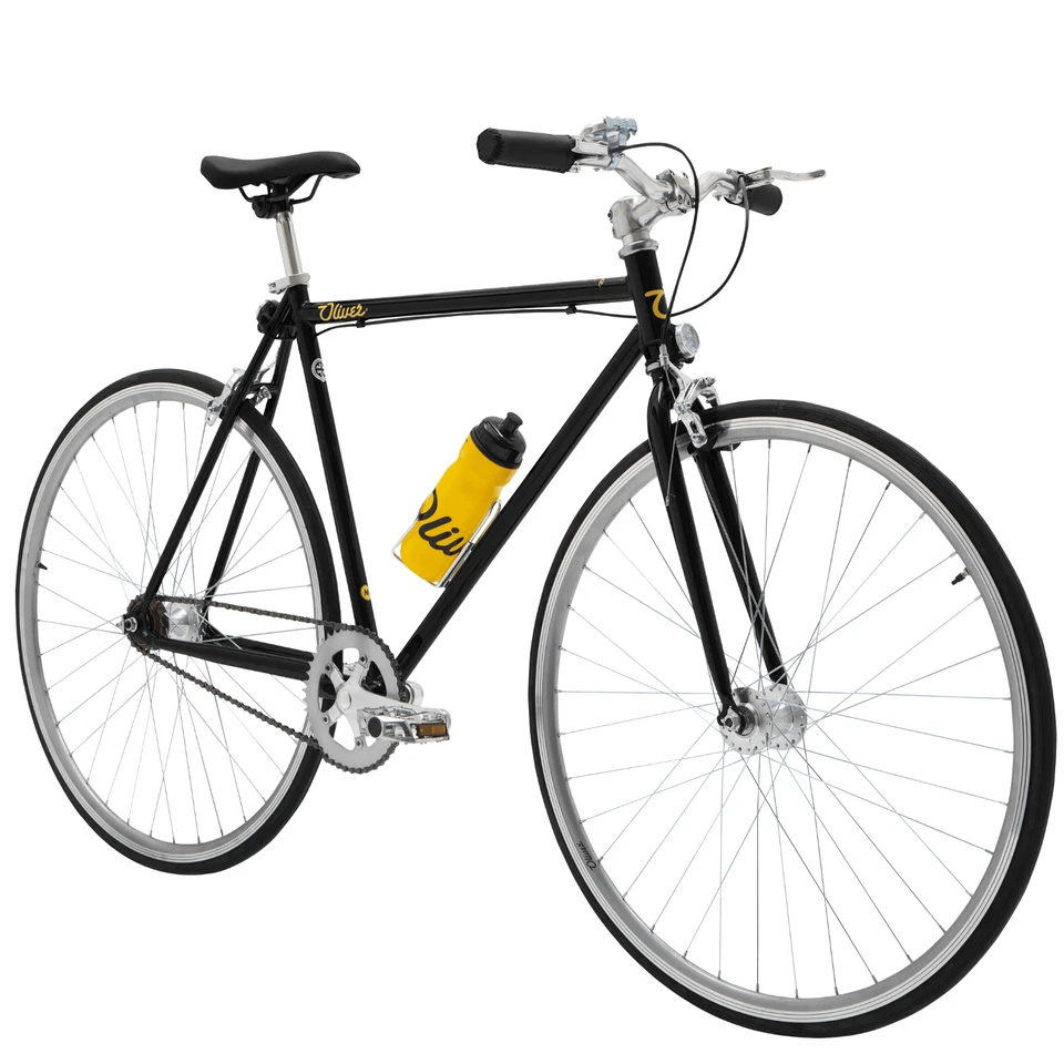 Brand New Single Speed Vintage Style Black City Bike - Image 2 of 4