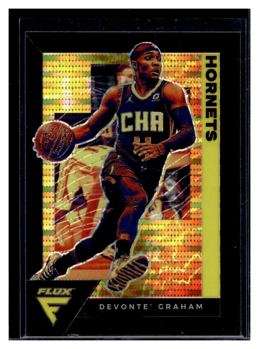 2020-21 Panini Flux Black Pulsar Prizm #22 Devonte' Graham Target