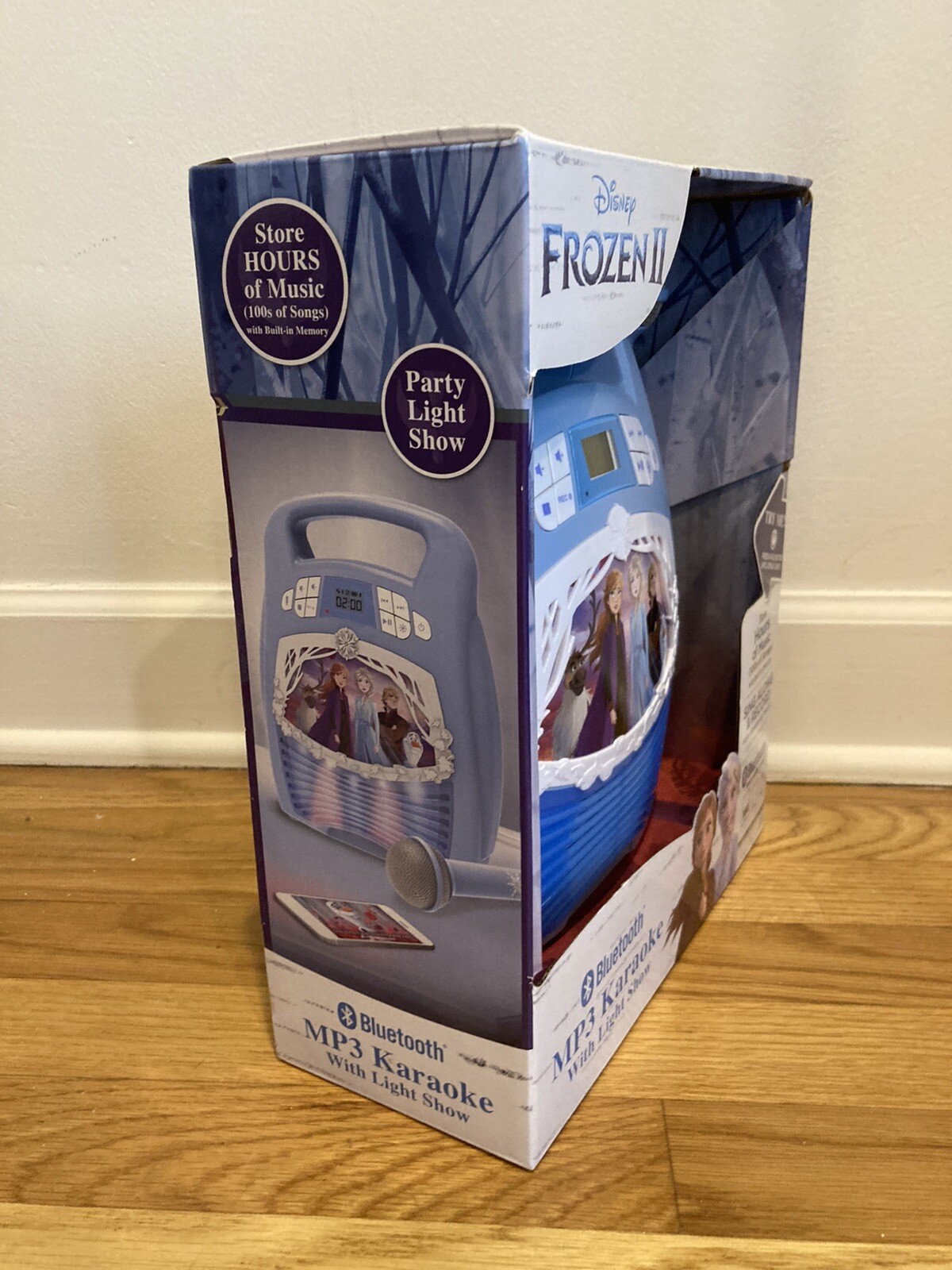 Disney Frozen 2Bluetooth Portable MP3 Karaoke with Light ShowNEW