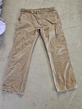 MENS 38 x 32 - Carhartt B324 Washed Twill Relaxed Fit Work Pants
