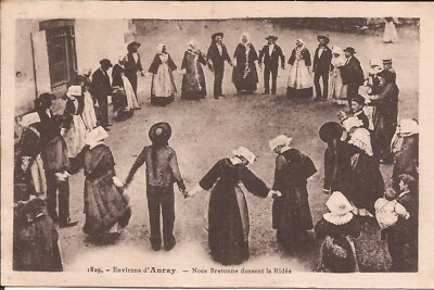 CP 56 AURAY Bretonische Hochzeit tanzt die Ridée