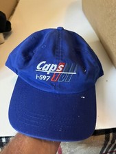 CAPS I-597 Blue Adjustable Hat Cotton