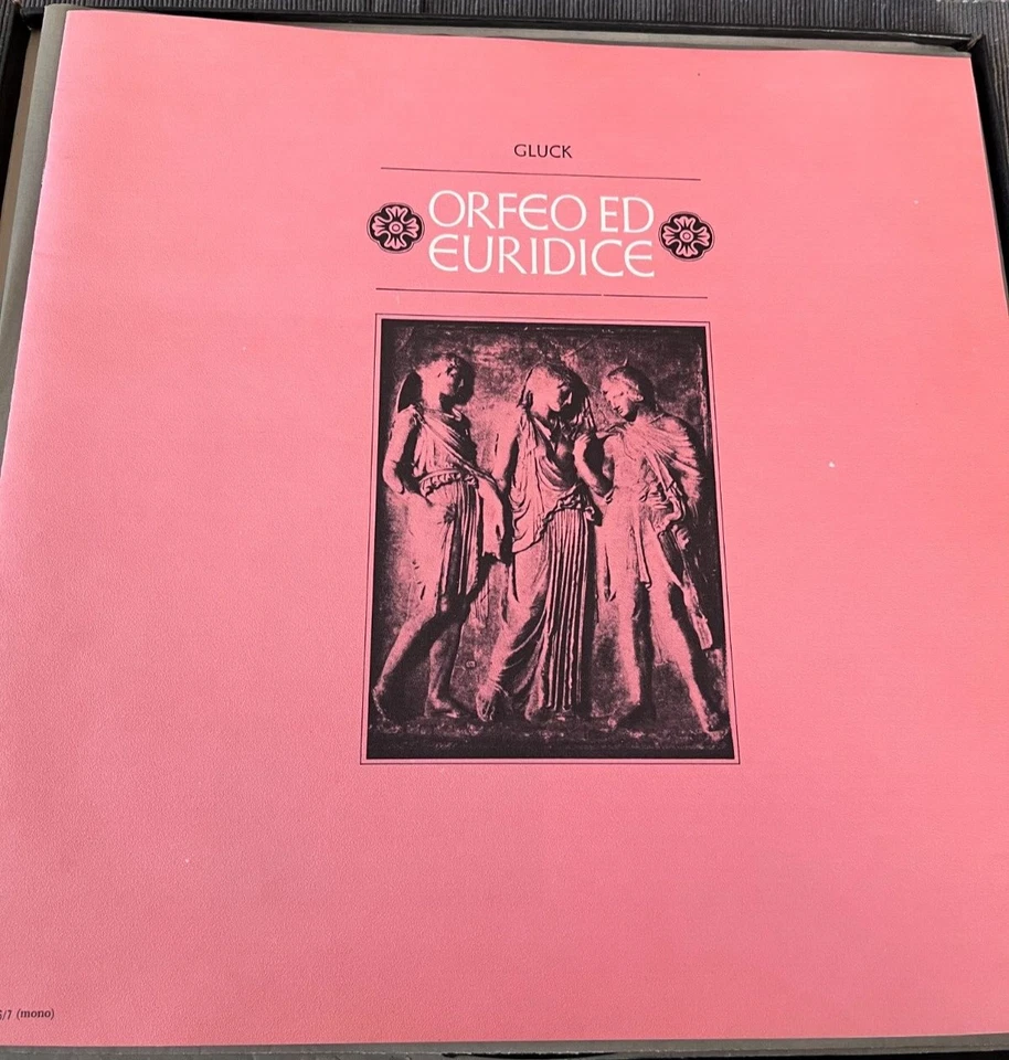 Gluck Orfeo ed Euridice Opera Forrester Stich Randall Steffeck Mackerras 2 LP Foto 2 de 4