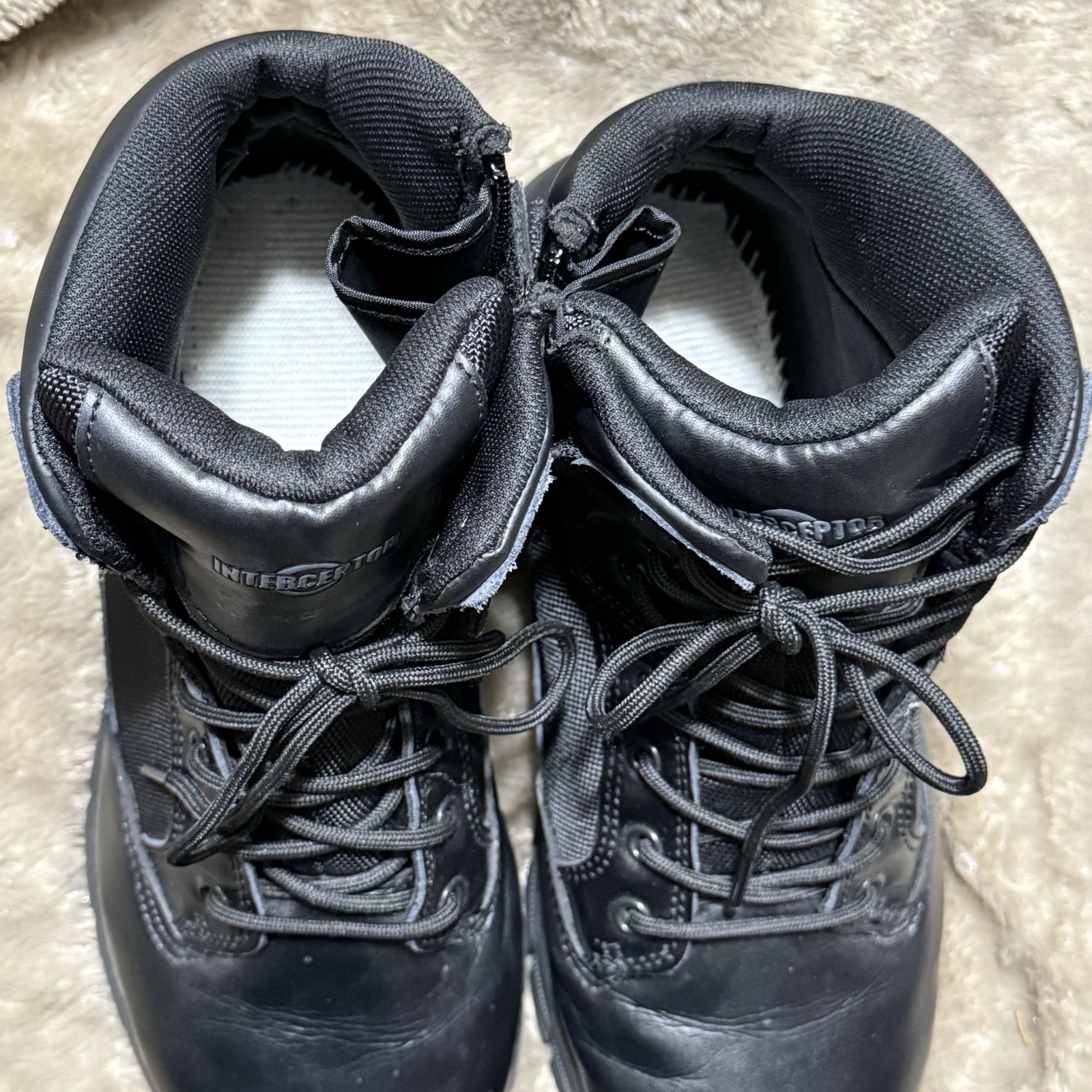 Interceptor Guard Black Leather Combat Tactical S… - image 13