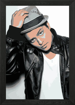 bruno mars gerahmtes Wandbild Poster Leinwanddruck Bild