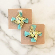 NEW Kitties in the Garden Felt Flower Alligator Clips Sets