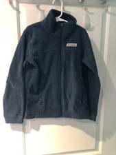 Columbia Fleece Jacket Navy Blue Kids Size Small