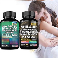 Dynamic Vitality Bundle - Sea Moss Multivitamin  Shilajit Power Combo