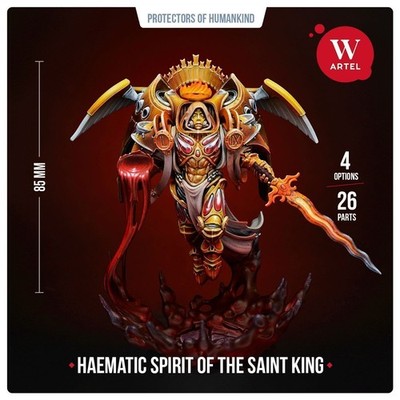 Haematic Spirit of The Saint King Artel W Blood Angel Sanguinius Commander Dante