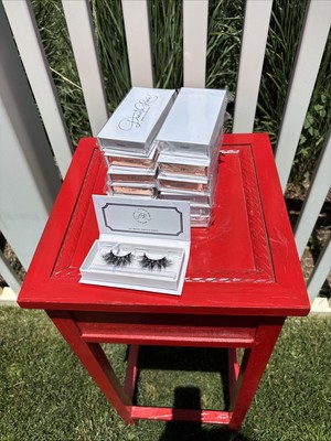 DeLuxe XL Faux Mink Splendour Eyelashes 4 Pairs & Eyelash Glue Pen Included 