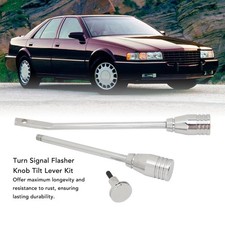 Turn Signal Lever Tilt Lever Hazard Knob Stainless Steel Rust Proof Turn Sig DTS