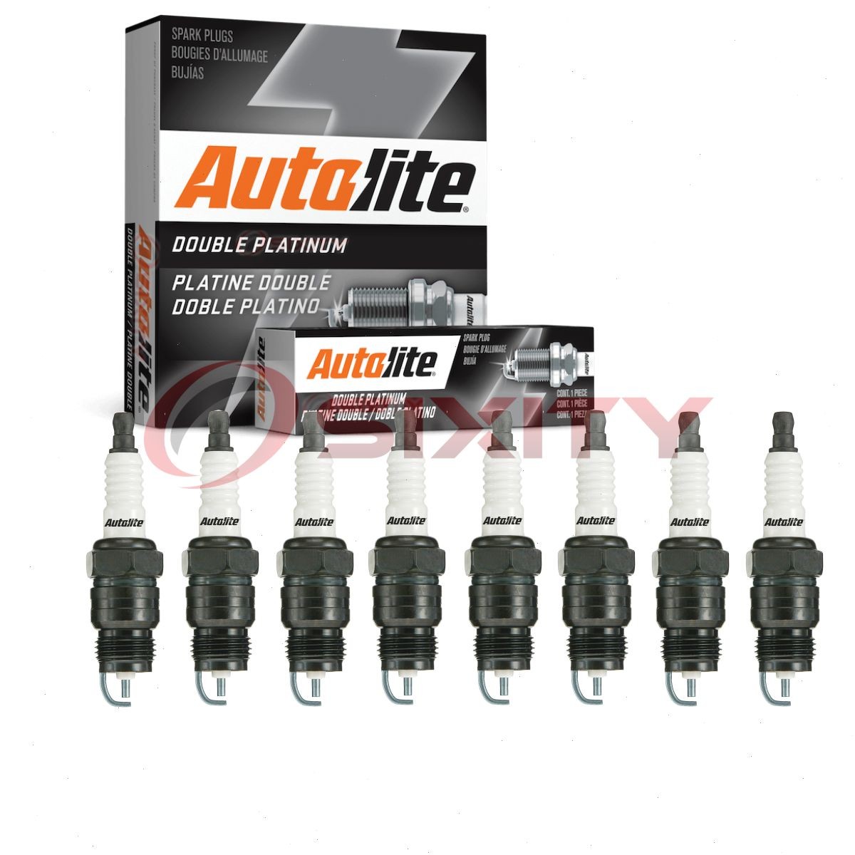 8 pc Autolite Double Platinum APP5125 Spark Plugs for 7510 41-823 Ignition nk