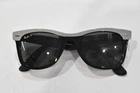 Ray ban RB2240F Wayfarer Street Neat Sunglasses Grey on Black