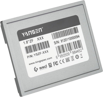 Yansen 64GB 1.8'' ZIF 40-Pin SSD, MLC Flash Internal Solid State Drive for Compac